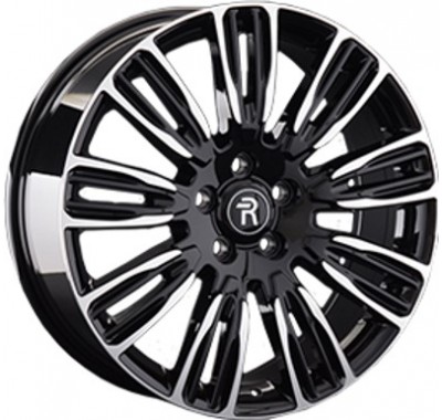 Диски Replica R LR73 BKF R20 W8.5 PCD5x120 ET47 DIA72.6