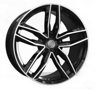 Диски Replica R A102 BKF R18 W8 PCD5x112 ET39 DIA66.5