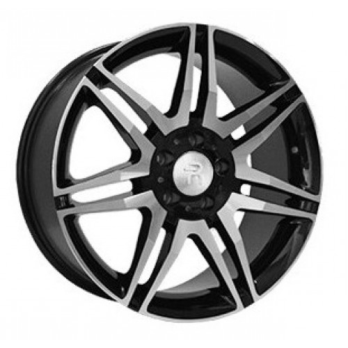 Диски Replica R MR100 BKF R18 W8 PCD5x112 ET43 DIA66.6