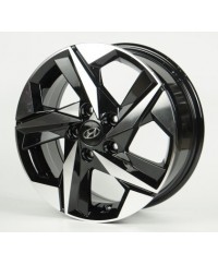 Replica HND1622 BKF R16 W6.5 PCD5x114.3 ET50 DIA67.1