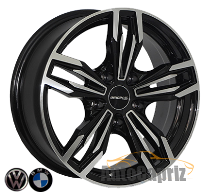 Диски TRW Z1070 BMF R16 W6.5 PCD5x120 ET25 DIA74.1
