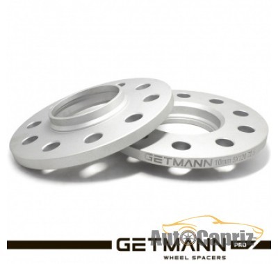 Проставки колесные Колёсная проставка Getmann 10мм PCD5x120 DIA72.6 для BMW на переднюю ступицу (серая) (D-158)