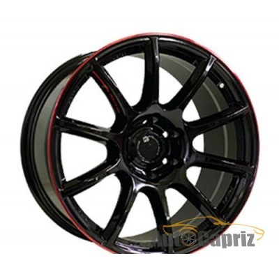 Диски Off Road Wheels OW1012 Glossy Black Red Line Riva Red R20 W8.5 PCD6x139.7 ET10.0 DIA110.5
