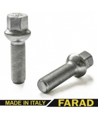 Болт колесный Farad М12x1.5x40мм Сфера Цинк ключ 17