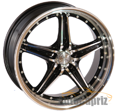 Диски League LG 208 XFMBK R17 W8 PCD5x100 ET40 DIA73.1