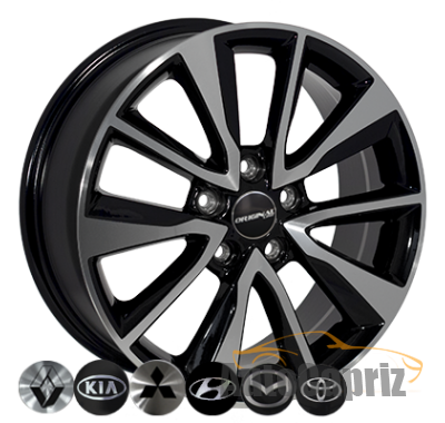 Диски ZF-TL0283NW BMF R17 W7.0 PCD5x114.3 ET52 DIA67.1