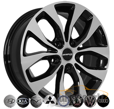 Диски ZY 659 BP R16 W6.5 PCD5x114.3 ET35 DIA67.1