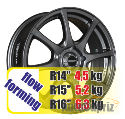 Диски Yokatta-Rays YA 1007 EM/M R14 W5.5 PCD4x100 ET38 DIA67.1