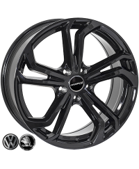 Диски ZW BK5620 BLACK R17 W7.5 PCD5x112 ET45 DIA 57.1