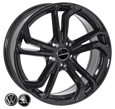 Диски ZW BK5620 BLACK R17 W7.5 PCD5x112 ET45 DIA 57.1