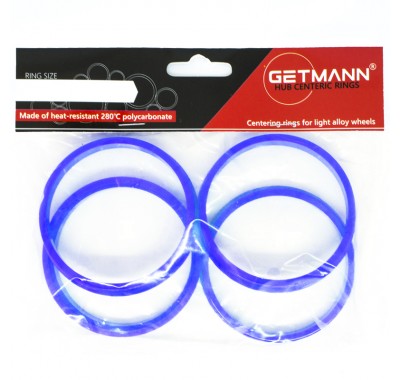 Центровочные кольца Комплект центровочных колец Getmann 70.4х64.1 Термопластик 280°C