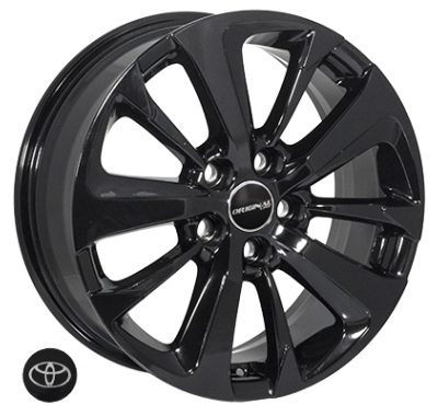 Диски ZF TL0512 BLACK R17 W7.0 PCD5x114.3 ET39 DIA60.1