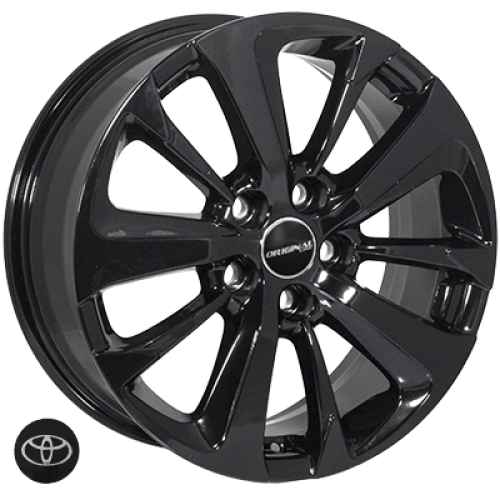 Диски ZF TL0512 BLACK R17 W7.0 PCD5x114.3 ET39 DIA60.1