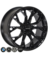 Диски ZW YA5640 Black R18 W8.0 PCD5x112 ET25 DIA66.6 