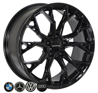 Диски ZW YA5640 Black R18 W8.0 PCD5x112 ET25 DIA66.6 