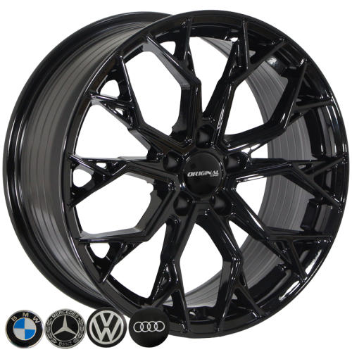 Диски ZW YA5640 Black R18 W8.0 PCD5x112 ET25 DIA66.6 
