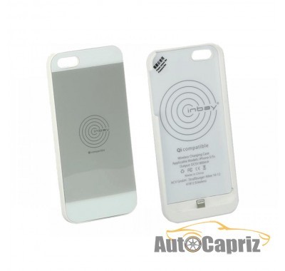 Зарядные устройства Чехол 240000-20-01 для беспроводной зарядки Inbay для iPhone 5/5S white