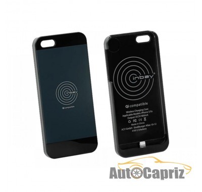 Зарядные устройства Чехол 240000-20-02 для беспроводной зарядки Inbay для iPhone 5/5S black