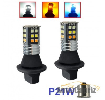 LED-фары (ДХО) Лампа DRL+Поворот Baxster SMD Light 3020 P21W (30 smd)