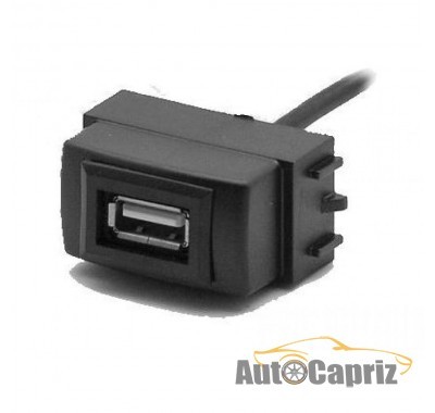 Другое Разъем USB в штатную заглушку Carav 17-006 для а/м NISSAN Almera/Tiida/Teana/Navara (1 порт)
