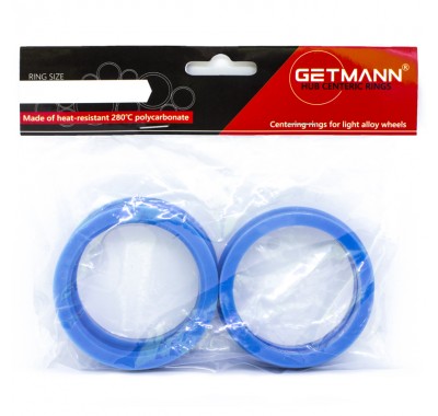 Центровочные кольца Комплект центровочных колец Getmann 74.1 х 71.1 Термопластик 280°C