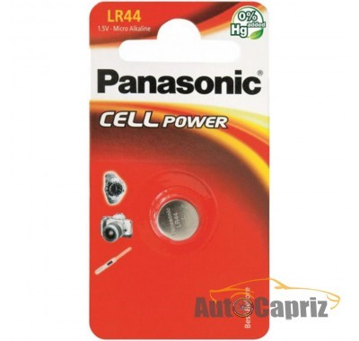 Батарейки Батарейка Panasonic LR44 BLI 1 LR-44EL/1B