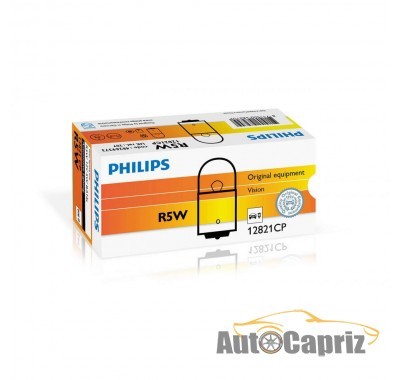 Лампы накаливания Лампа накаливания Philips R5W, 10шт/картон 12821CP