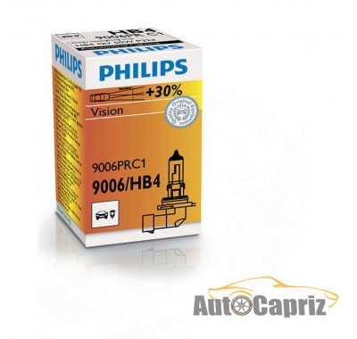 Галогенные лампы Лампа галогенная Philips HB4 Vision, 3200K, 1шт/картон 9006PRC1