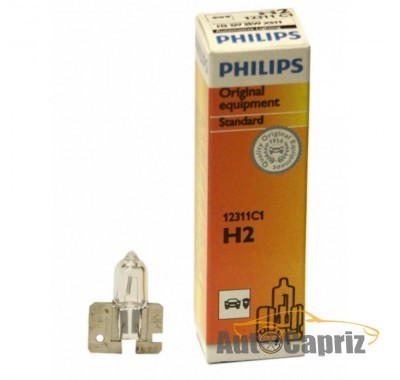 Галогенные лампы Лампа галогенная Philips H2, 1шт/картон 12311C1
