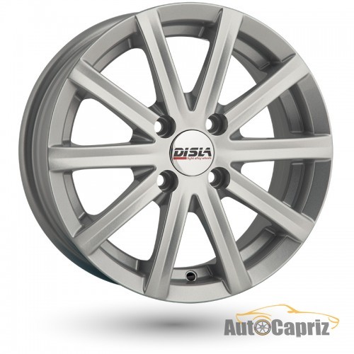 Диски Disla 405 silver W6 R14 PCD5x100 ET37 DIA57.1