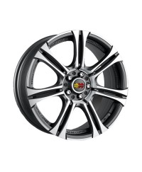 Momo Next Matt Anthracite Polished R15 W6.5 PCD5x112 ET38 DIA72.3