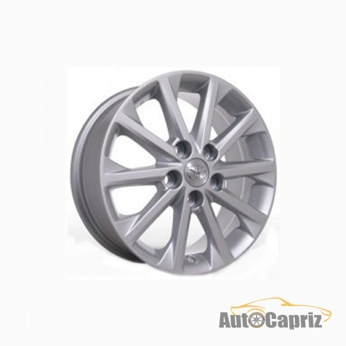 Диски Replica Toyota YQR-M762 S R16 W6.5 PCD5x114.3 ET45 DIA60.1