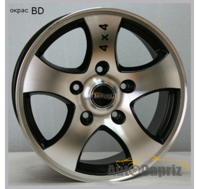 Диски TechLine TL 641 BD R16 W7 PCD5x139.7 ET35 DIA98