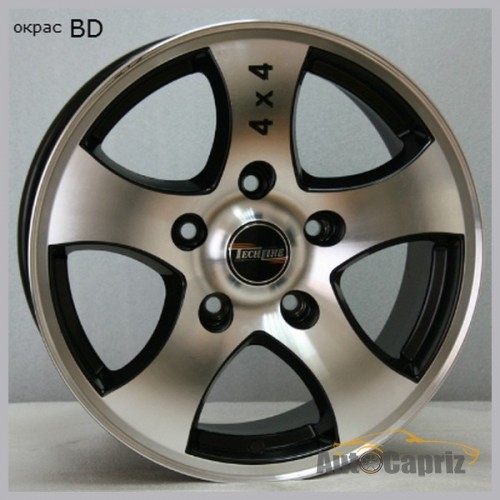 Диски TechLine TL 641 BD R16 W7 PCD5x139.7 ET35 DIA98