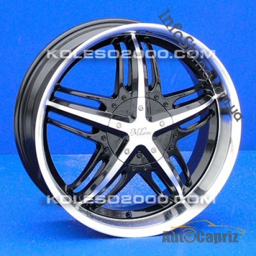 Диски Aleks 5311 BF R22 W9.5 PCD5x114.3 ET18 DIA83