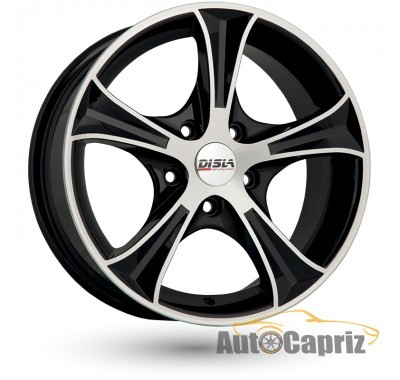 Диски Disla 406 silver W6 R14 PCD4x100 ET37 DIA67.1