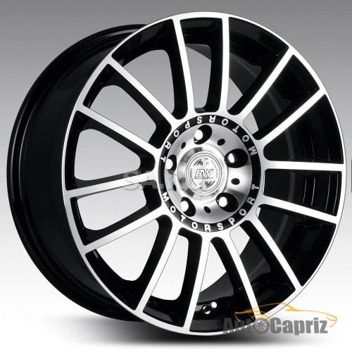 Диски RS Tuning H-408 BKFP R17 W7.5 PCD5x100 ET45 DIA73.1