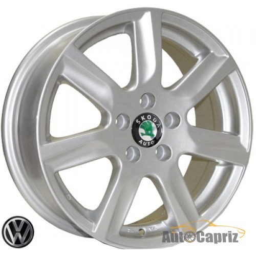 Диски ZW 7314 SIL R15 W6 PCD5x100 ET40 DIA57.1