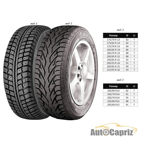 Шины Matador MP-50 Sibir Ice 215/55 R16 93T (под шип)