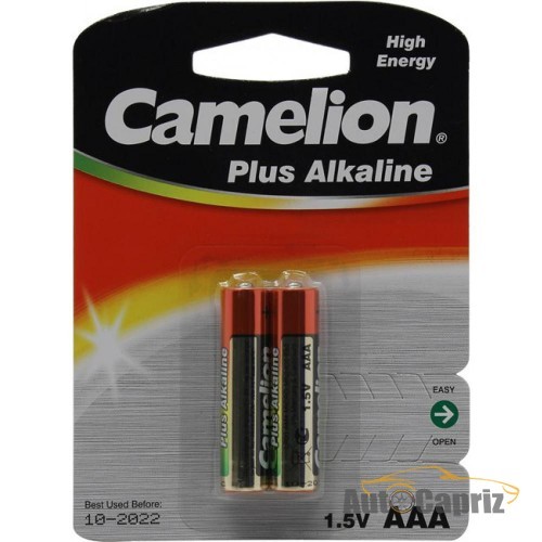 Батарейки Батарейка CAMELION LR 03/ 2 BL (Plus Alkaline) (1,5 V  AAA 2 шт)