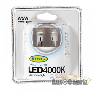LED-габариты Габариты LED RING W5W 4000К Cool White RW5014LED (9522) б2